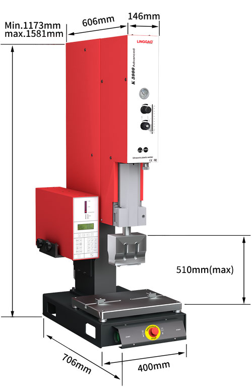 靈高超聲波塑料焊接機(jī) 20kHz 2000/3000W K3000 Advanced